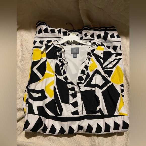 Yellow black and white Rabbit, Rabbit, Rabbit dress - Picture 2 of 7